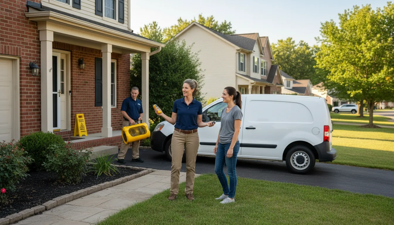 Water restoration image for Water Damage & Restoration Services in Farmington, ME